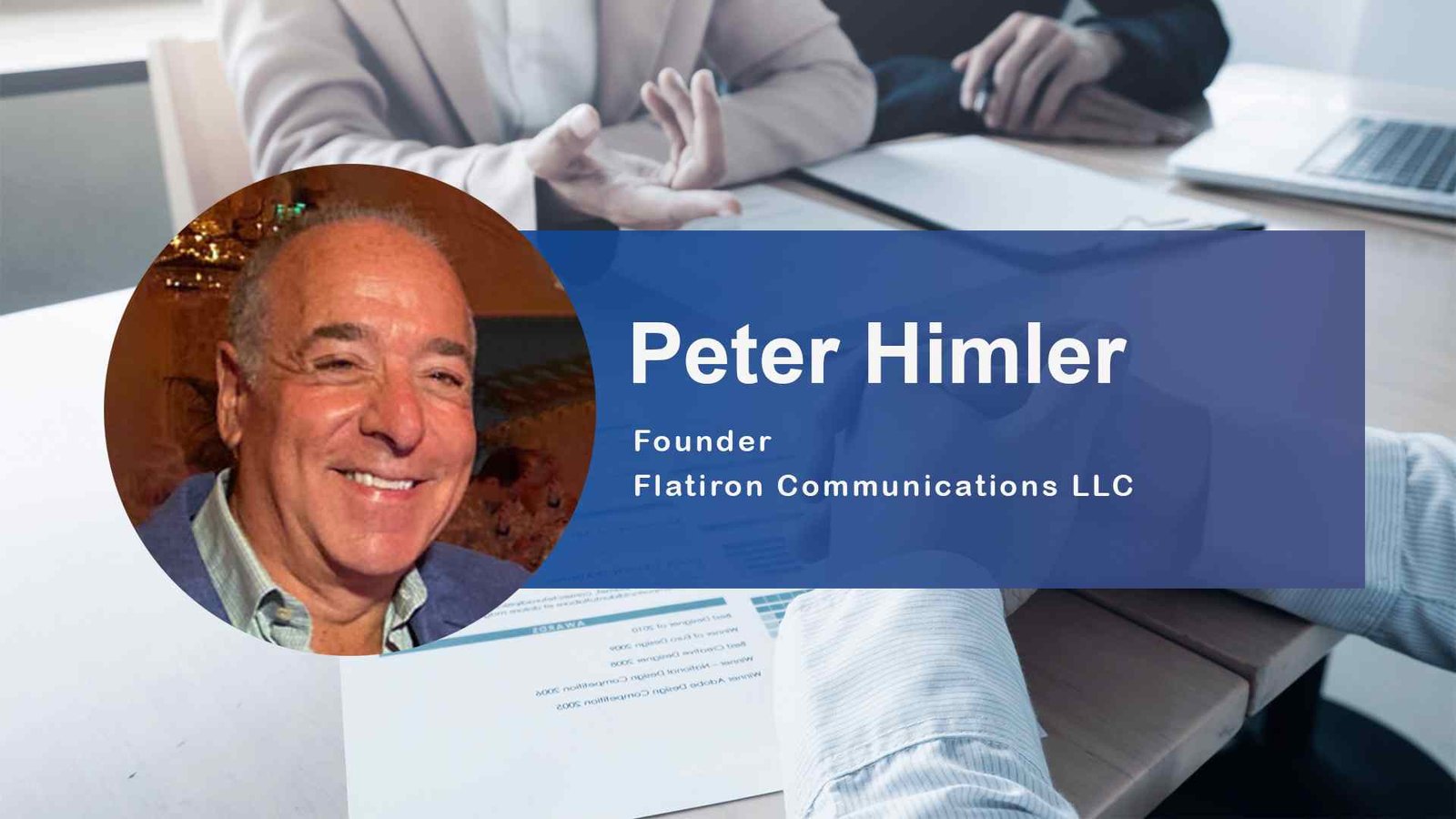 Peter Himler interviewed by Blue Ocean Global Technology