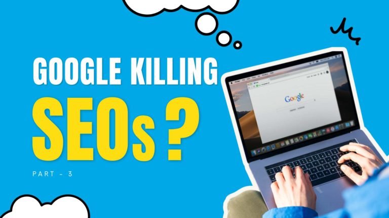 Illustration of google killing SEO