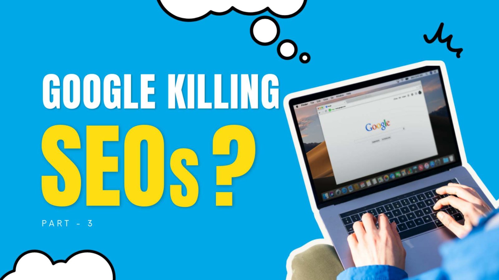 Illustration of google killing SEO