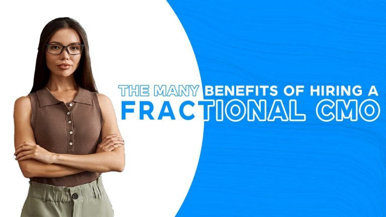 Illustration showing The Many Benefits of Hiring a Fractional CMO