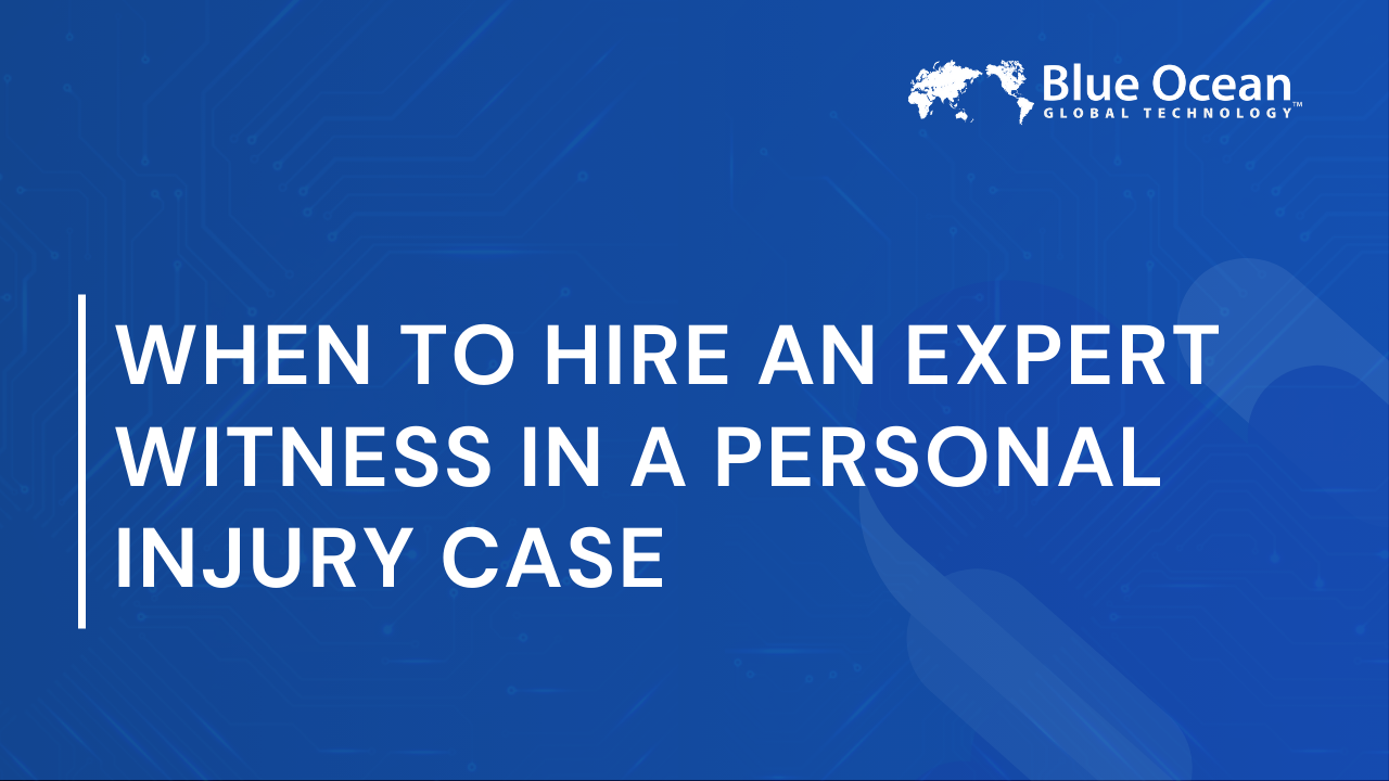 When to Hire an Expert Witness in a Personal Injury Case