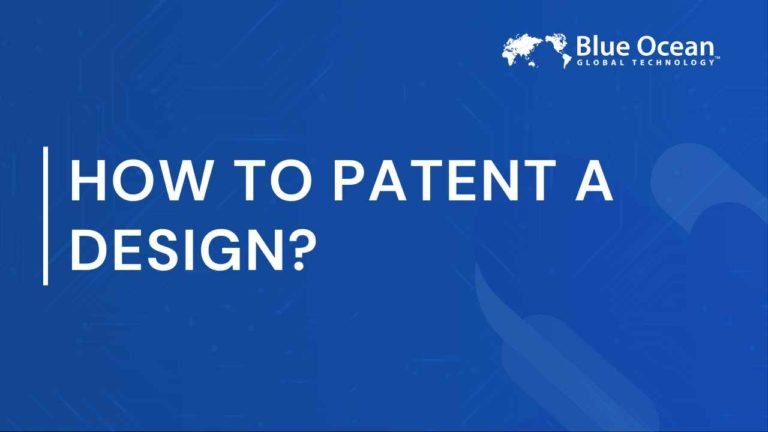 How to patent a design
