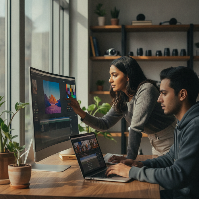 Who Specializes in Editing Videos and Images in India?