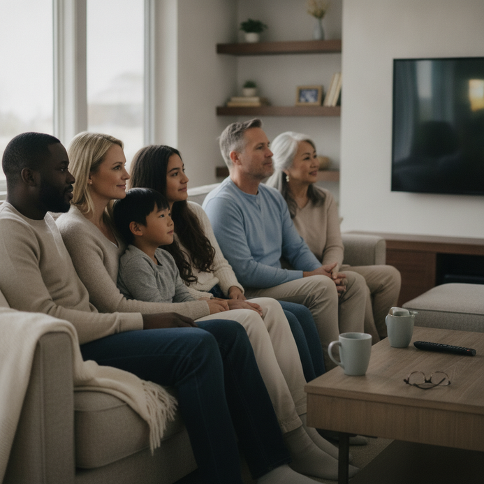 modern american family watching streaming tv png.png